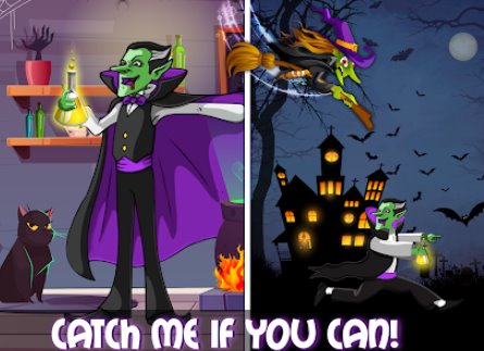 angry witch vs pumpkin scary halloween game 2019 APK Android