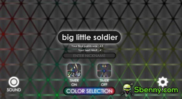 big little soldier