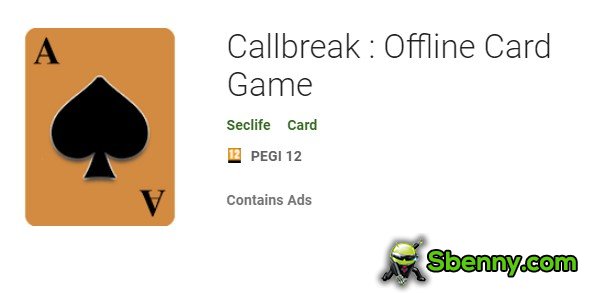 callbreak offline card game