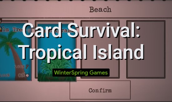 card survival tropical island