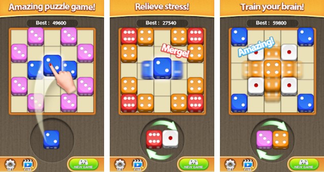dice puzzle merge puzzle MOD APK Android