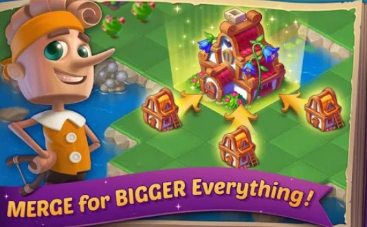 evermerge merge and build a magical enchanted world MOD APK Android