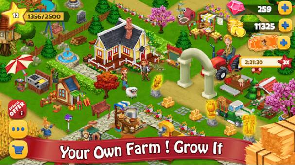 farm day village farming offline games MOD APK Android