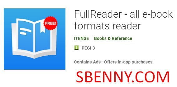 fullreader all e book formats reader