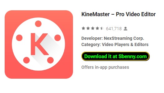 kinemaster pro video editor