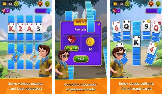 kings and queens solitaire tripeaks MOD APK Android