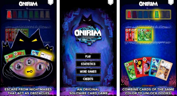 onirim solitaire card game MOD APK Android