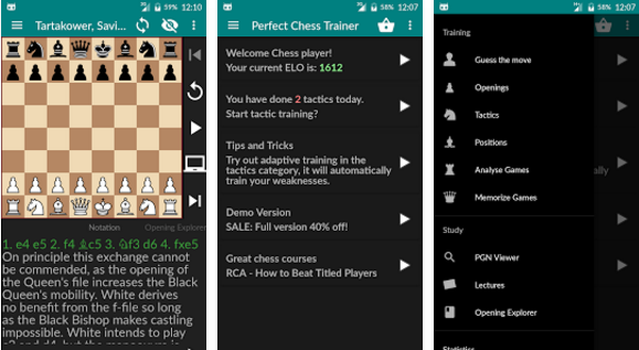 perfect chess trainer MOD APK Android