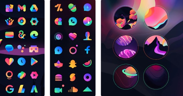 radient icons MOD APK Android