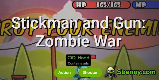 stickman and gun zombie war