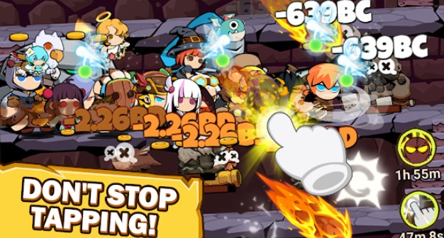 tap dungeon hero idle infinity rpg game MOD APK Android