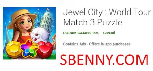 Jewel City : World Tour Match 3 Puzzle MOD APK