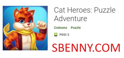 Cat Heroes: Puzzle Adventure MOD APK