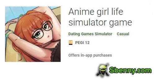Anime girl life simulator game MOD APK