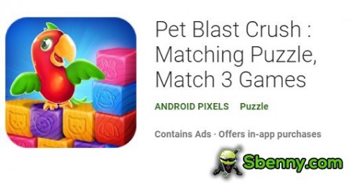 Pet Blast Crush : Matching Puzzle, Match 3 Games MOD APK