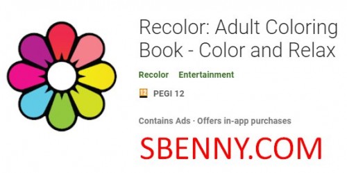 Recolor: Adult Coloring Book - Color and Relax MOD APK