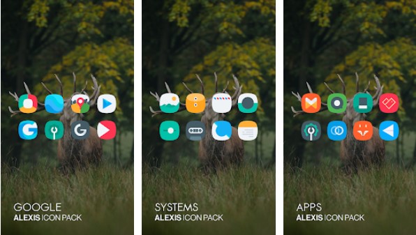 alexis icon pack clean and minimalistic MOD APK Android