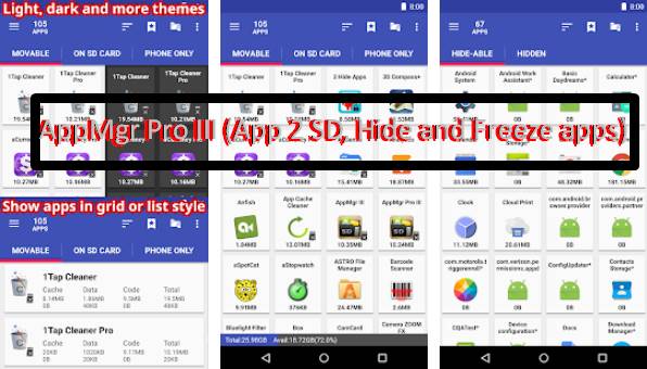 appmgr pro III app 2 sd hide and freeze apps