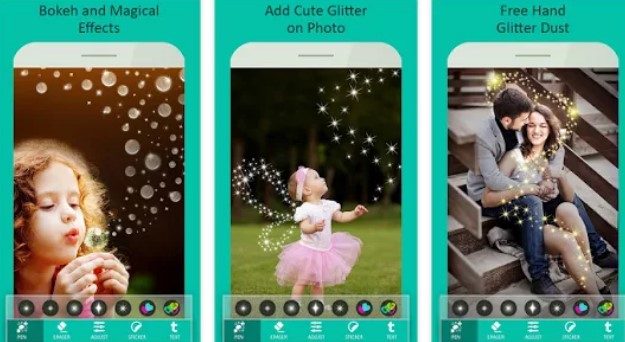artful photo glitter effects MOD APK Android