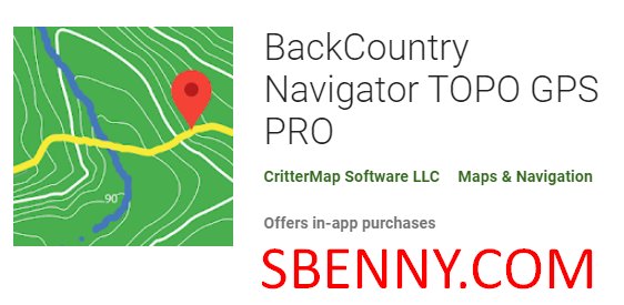 backcountry navigator topo gps pro