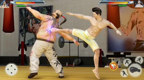 bodybuilder gym fighting game MOD APK Android