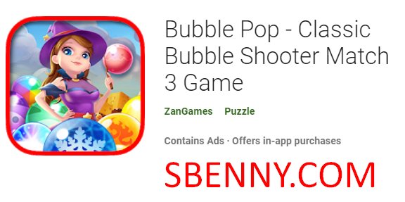 bubble pop classic bubble shooter match 3 game