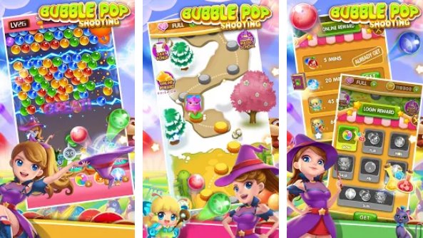 bubble pop classic bubble shooter match 3 game MOD APK Android