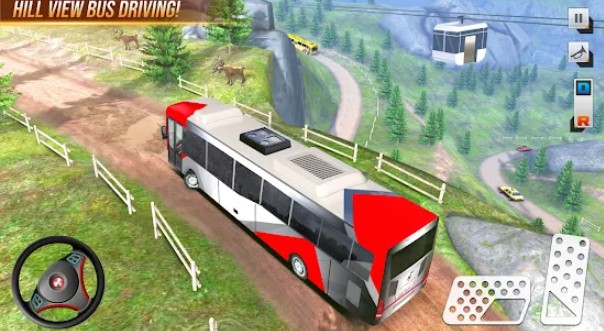 Gameplay screenshot from bus simulator games bus games for Android