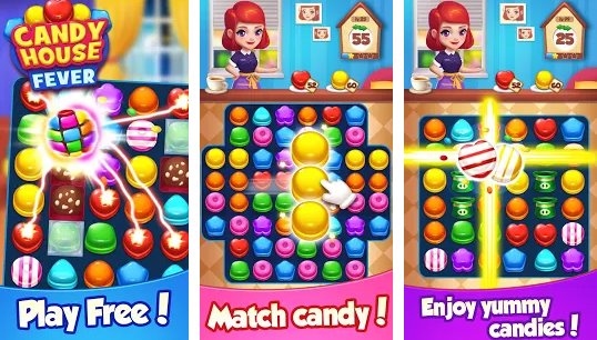candy house fever 2020 free match game