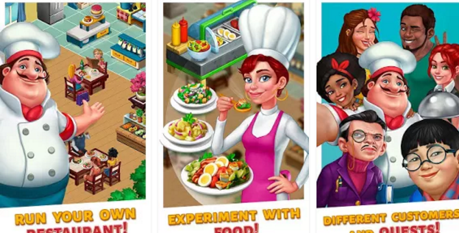 chefdom cooking simulation MOD APK Android