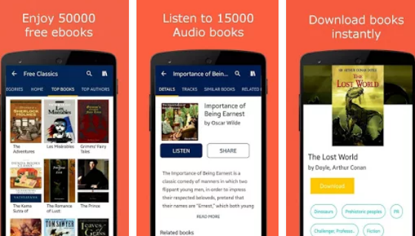 50000 free ebooks and free audiobooks MOD APK Android