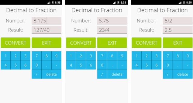 decimal to fraction pro MOD APK Android