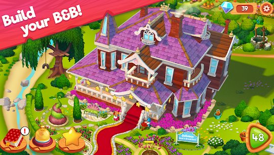 delicious b and b match 3 game and interactive story MOD APK Android