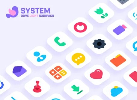 dove light icon pack MOD APK Android