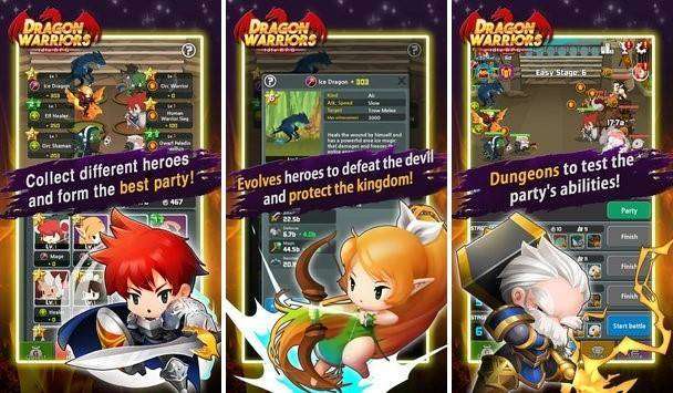 Dragon Warriors : Idle RPG MOD APK Android Download