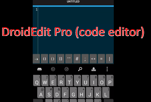 droidedit pro code editor