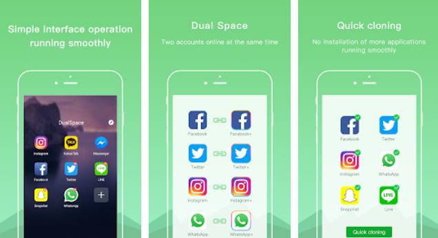 dual space multiple accounts and parallel app MOD APK Android
