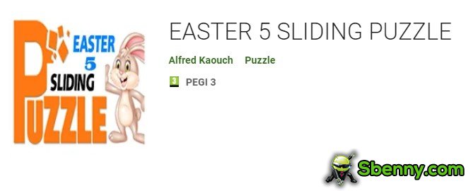 easter 5 sliding puzzle