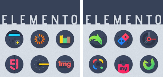 elemento icon pack MOD APK Android