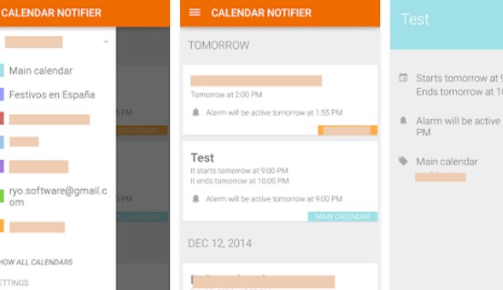 events notifier for calendar MOD APK Android