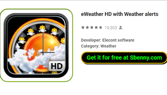 eweather hd with weather alerts