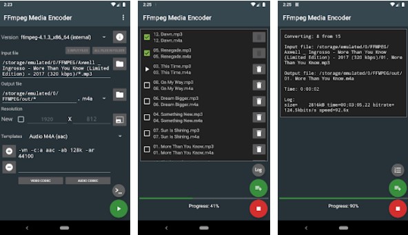 ffmpeg media encoder MOD APK Android