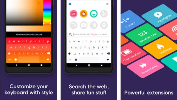 fleksy keyboard power your chats and messages MOD APK Android