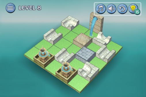 flow water fountain 3d puzzle MOD APK Android