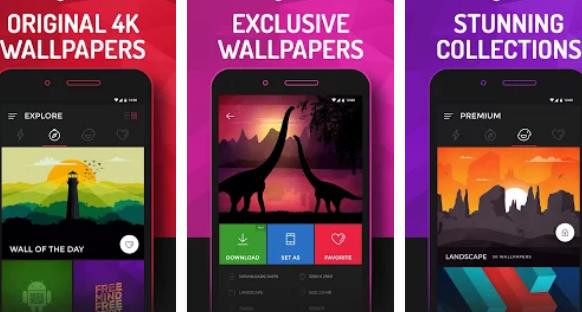 fondo 4k wallpapers art pattern material MOD APK Android
