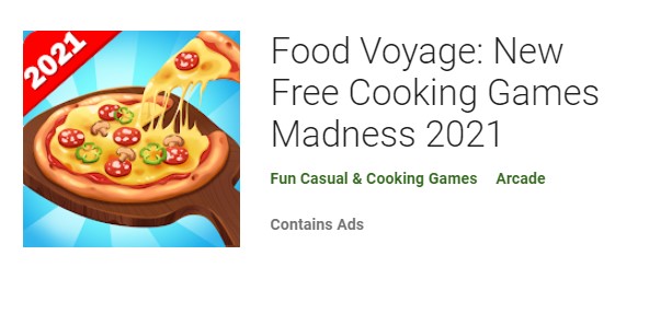 food voyage new free cooking  games madness 2021