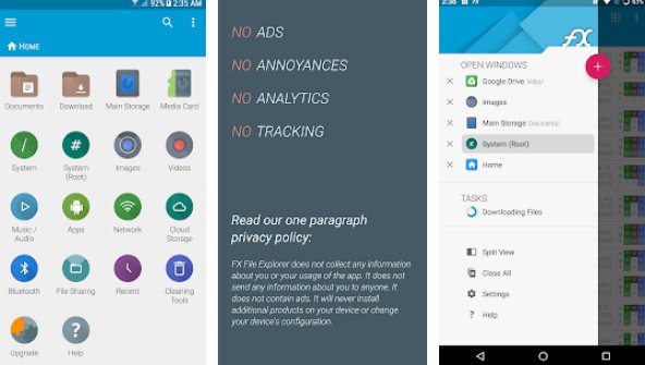 fx file explorer the file manager with privacy MOD APK Android