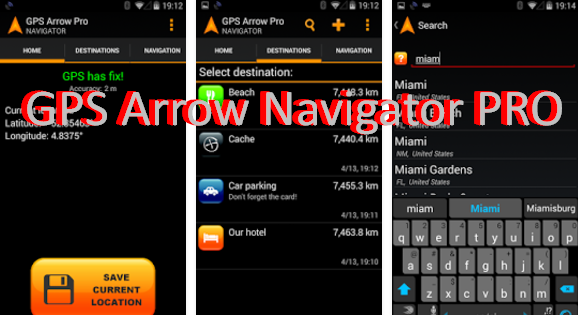 gps arrow navigator pro