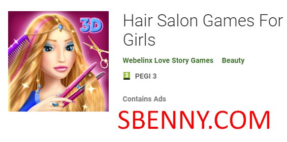 hair salon games for girls