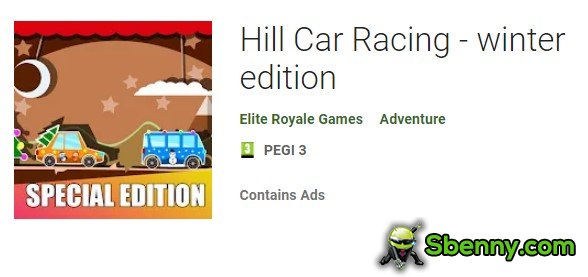 hill car racing winter edition